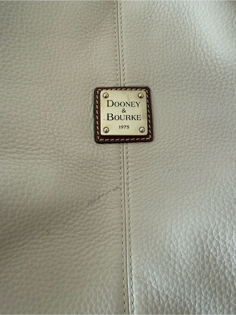 Dooney & Bourke Pink Canvas Tote with Leather Trim
